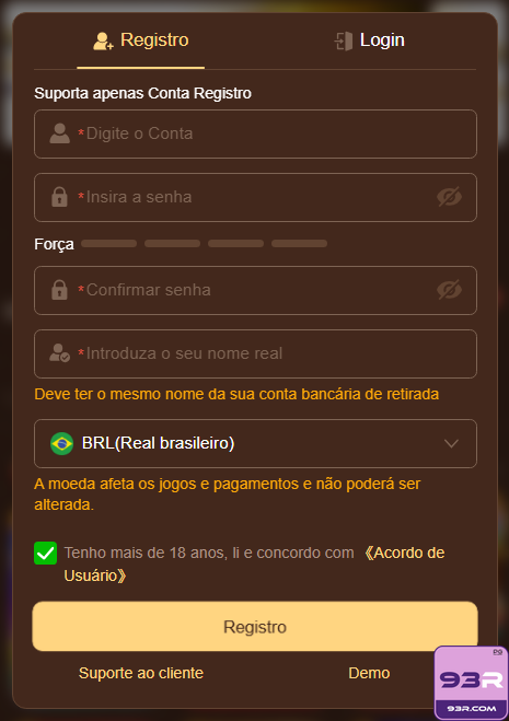 93r.com - confiável login premium para conectar